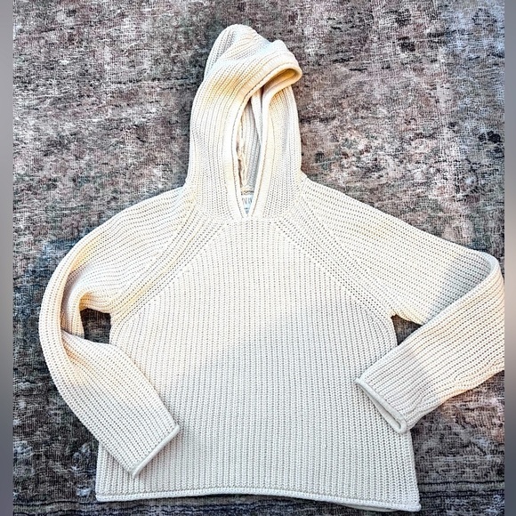 Zara Other - ZARA Kids Tan Hooded Knit Sweater Size 13-14